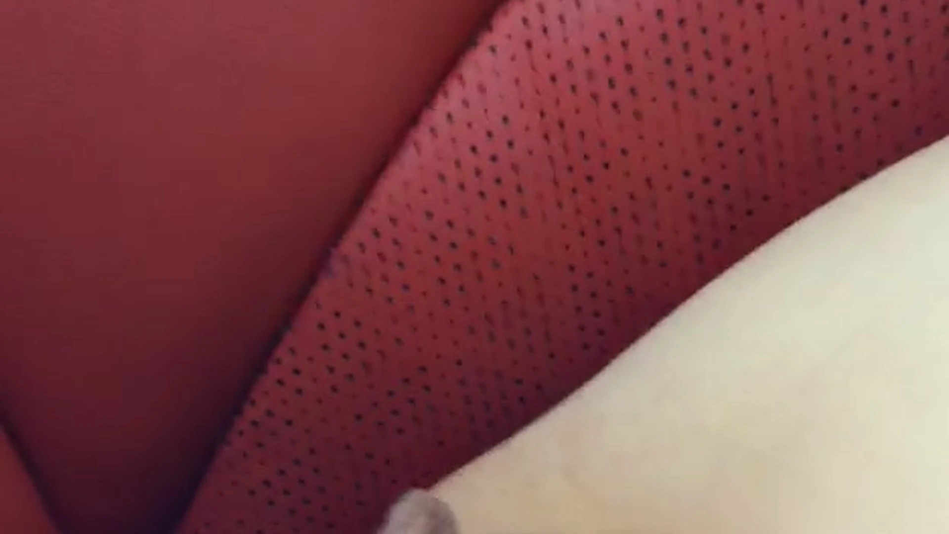 sexy slut plays with her pussy during a road trip Kit Mercer onlyfans leak