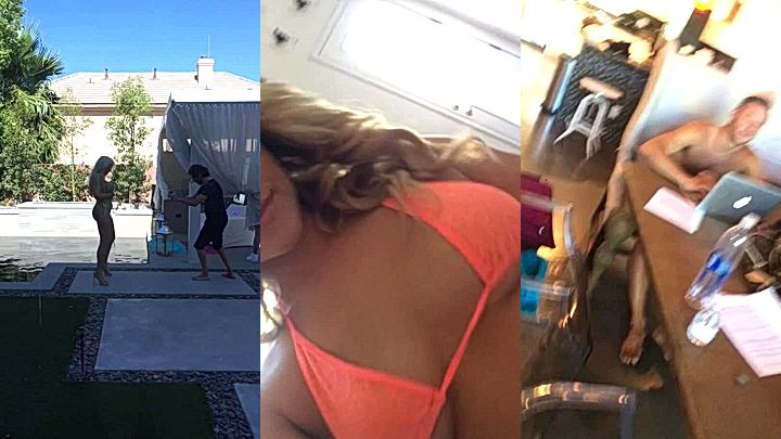 Mia Malkova shows her ass in a bikini