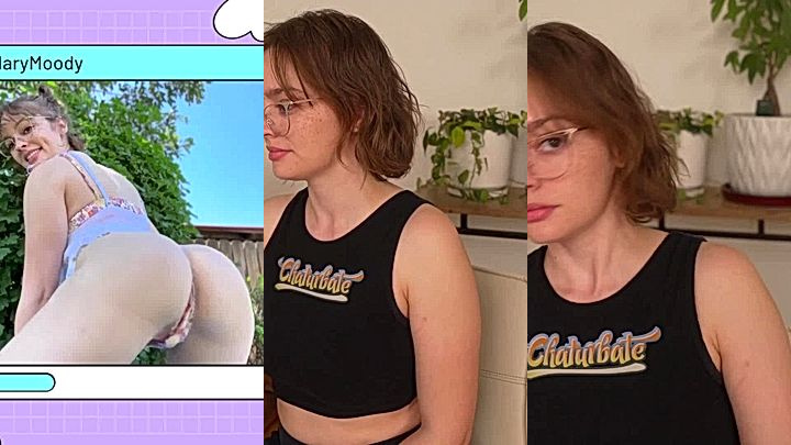 onlyfans model Mary Moody works on her computer doing……