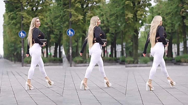 big ass bitch Neringa Kriziute always take this route in the evening