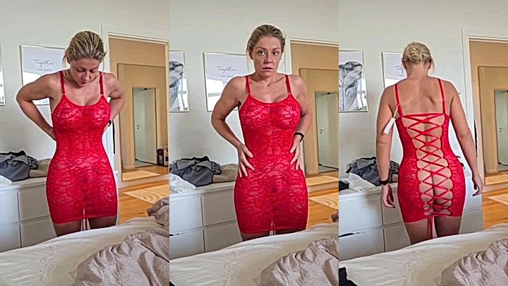 Missmiafit shows off her huge tits and big ass