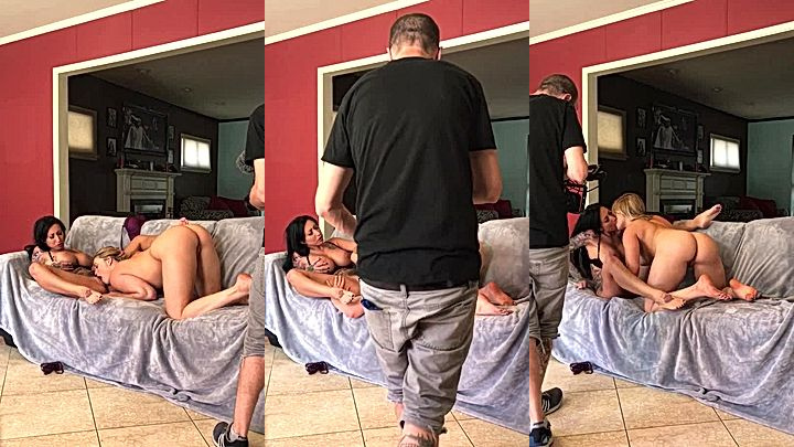 two sexy bitches got together and fuck the shit out of their wet pussy