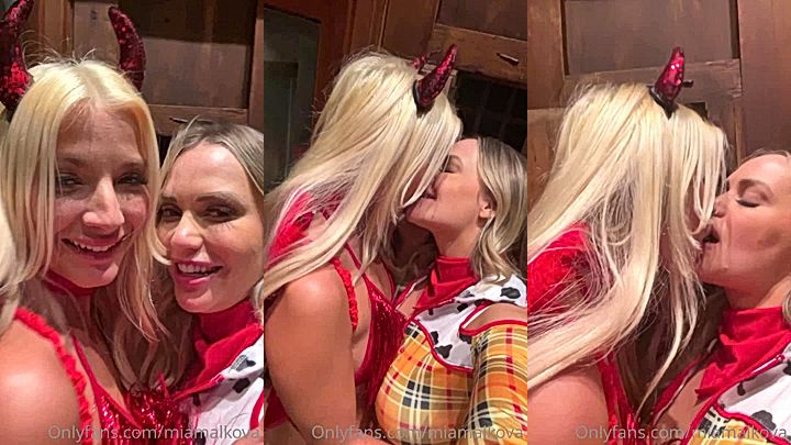 hot chick is having a great time with her lesbian friends leaked sextape