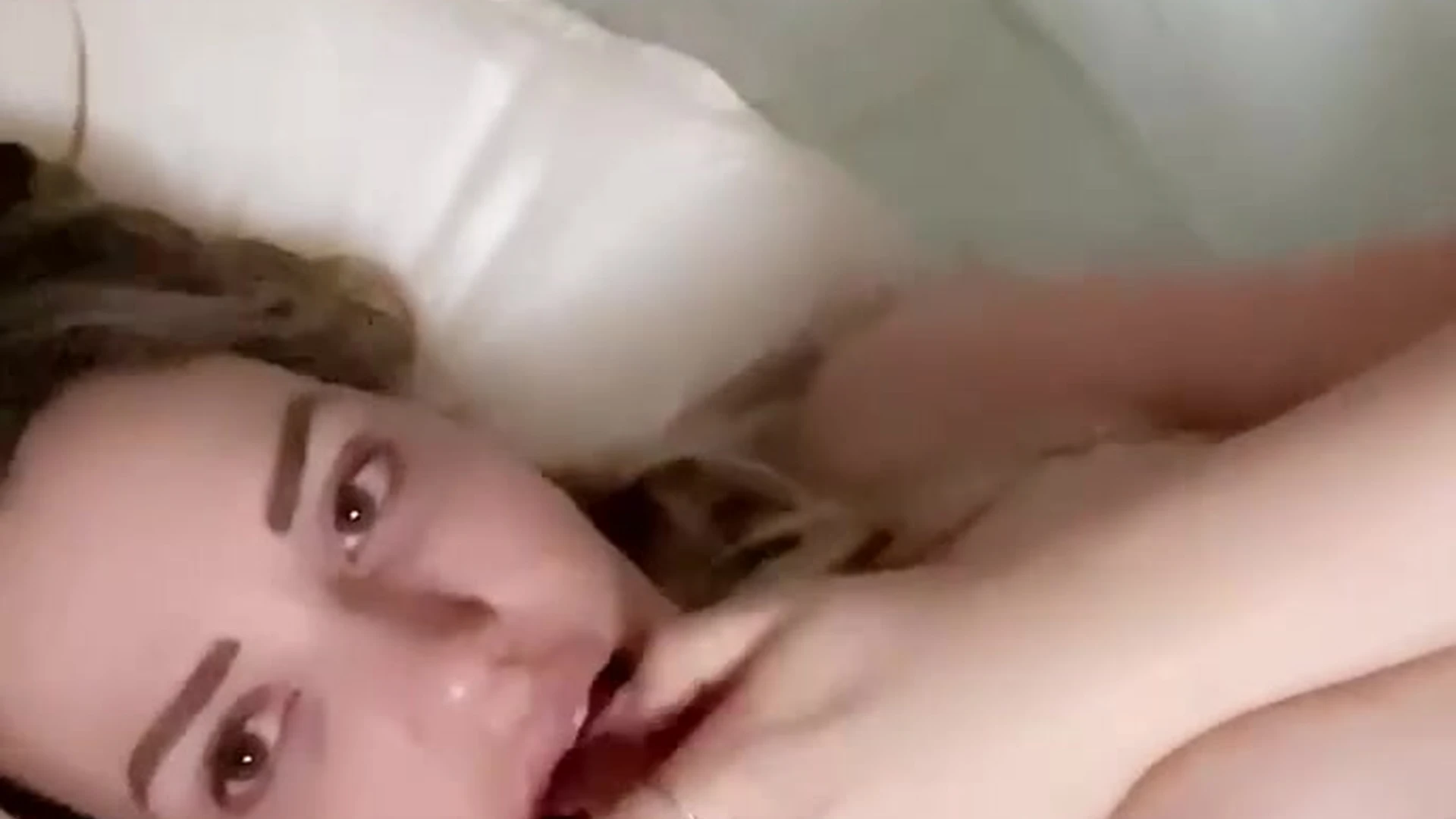 Big Tits MILF Mia Malkova nude on the bed