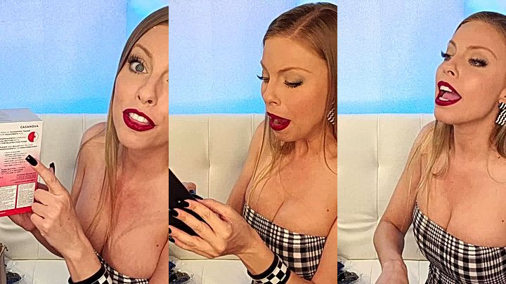 sexy onlyfans model Britney Amber explain about the  latest dildo