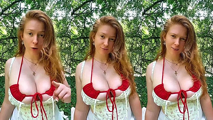 sexy onlyfans model Imogen Lucie jiggles her  huge tits