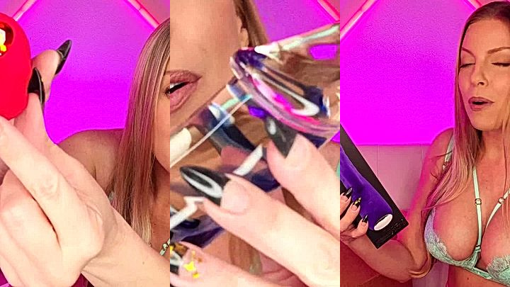 onlyfans sexy model Britney Amber suck on dildo like a slut