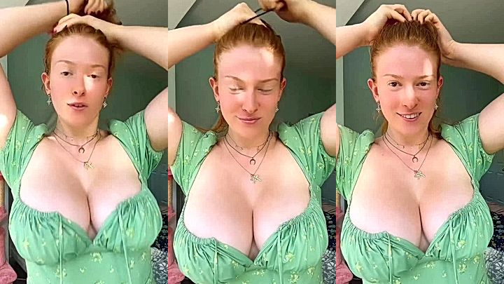 hot ginger Imogen Lucie with an amazing tits onlyfans leak