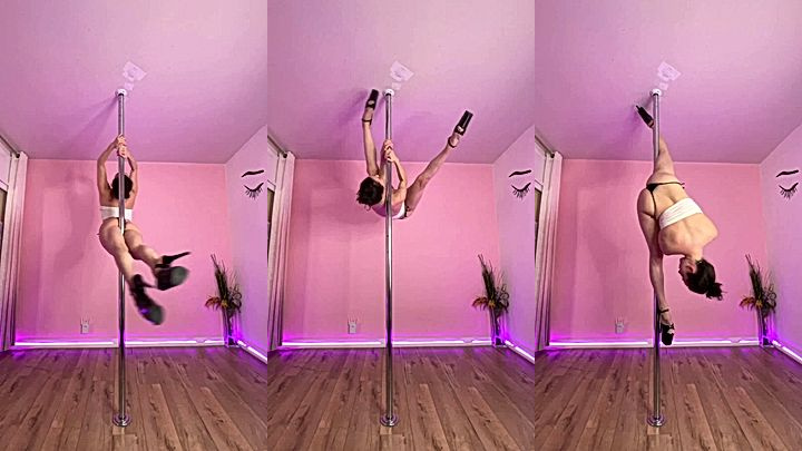 pole dancer Mama Fiona swinging and having fun onlyfans