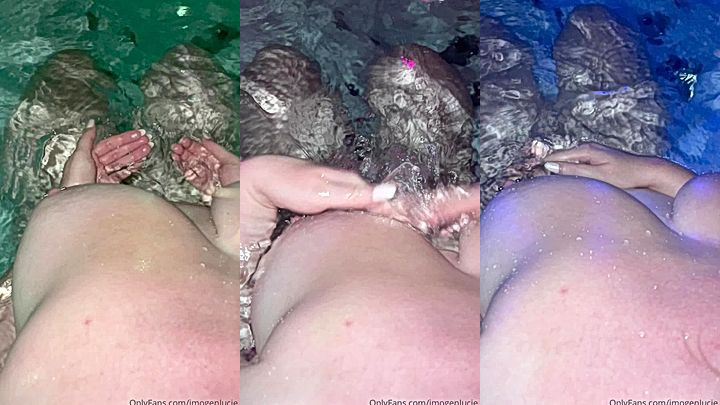 sexy slut stepsis Imogen Lucie naked bathing in the water onlyfans leak