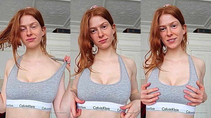 busty big booty Imogen Lucie playing and shaking her tits onlyfans