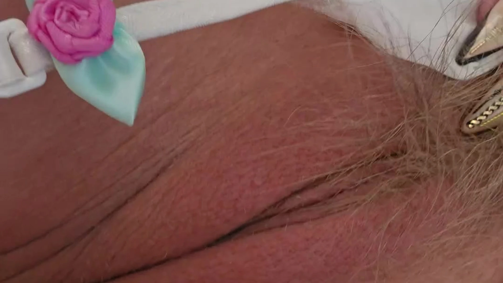 naughty slut Britney Amber shows off her hairy pussy in public